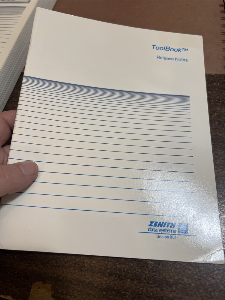 Zenith Z-386 Manual Guide Toolbox Data Systems Ms-dos Shell Lot 1990