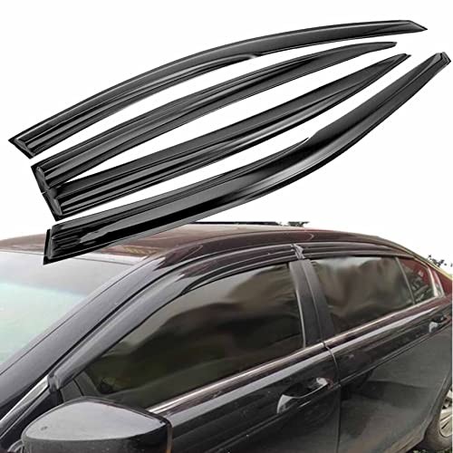4-Pack Window Visor Rain Guard Vent Shade Deflectors Replacement for 2008-2012
