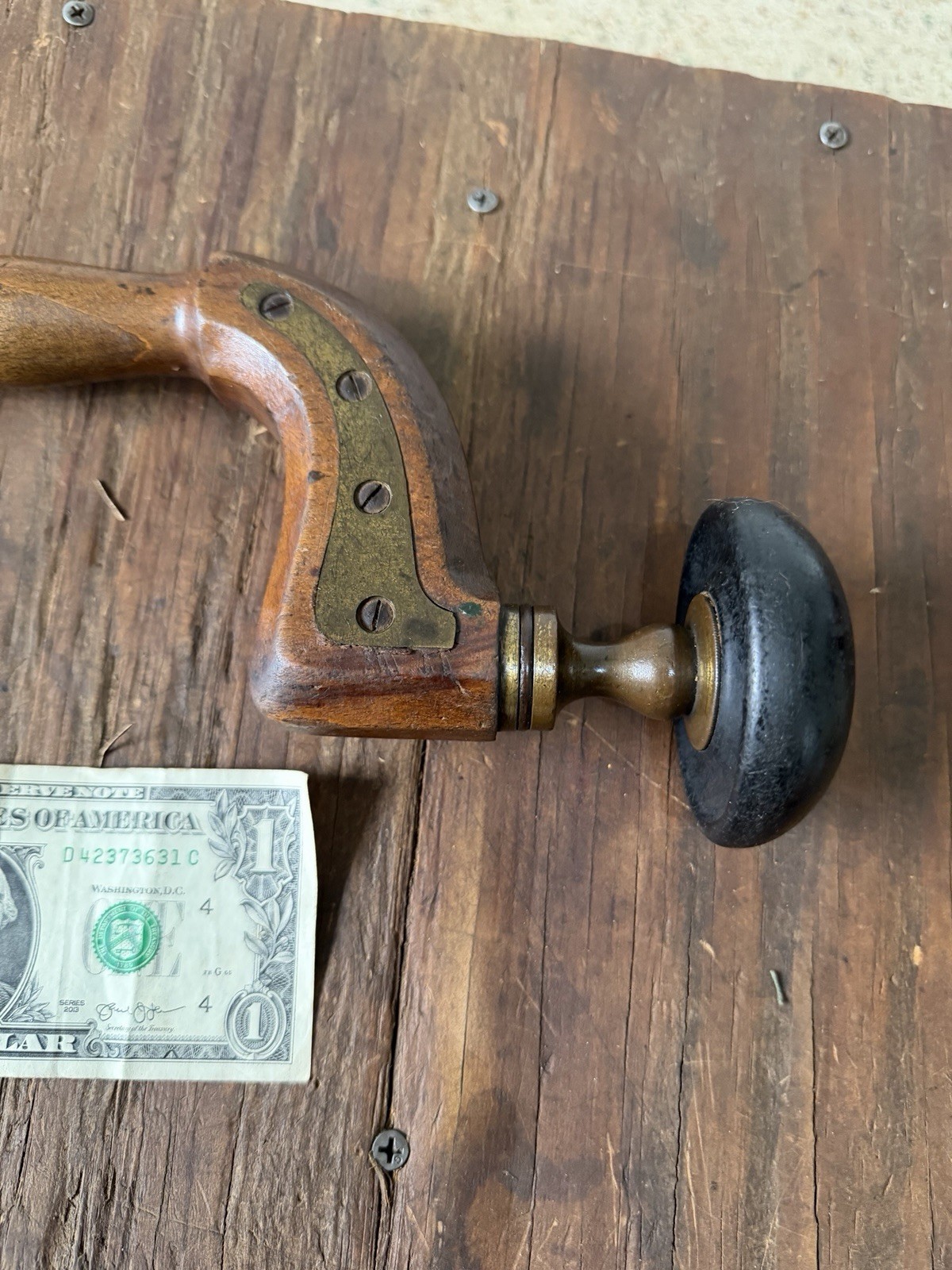 Brass Reinforced Bit Stock Brace