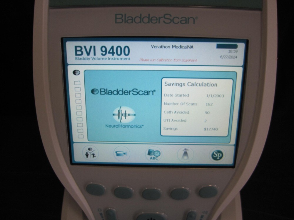 Verathon BVI9400 Bladder Scanner Console ONLY (Ref 0570-0190) ~ E