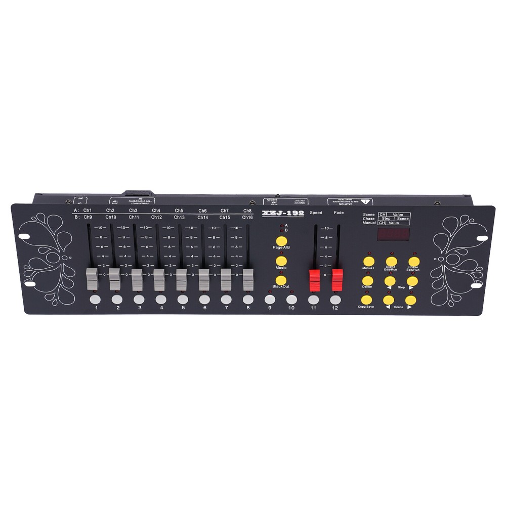 DJ DMX 512 192 Channels Operator Console Controller For Stage Lighting DJ Party