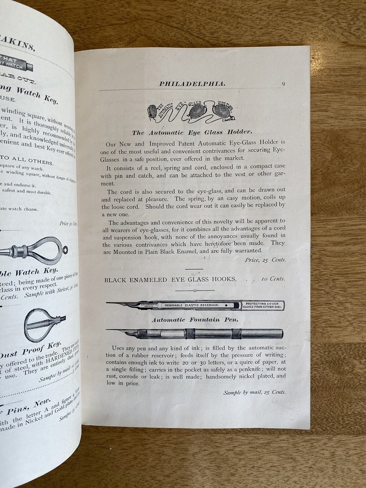 George Eakins Silver Plate Novelties 1879 Illustrated Sales Catalog