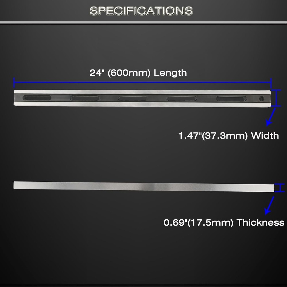 Precision steel straight edge tool for engine blocks