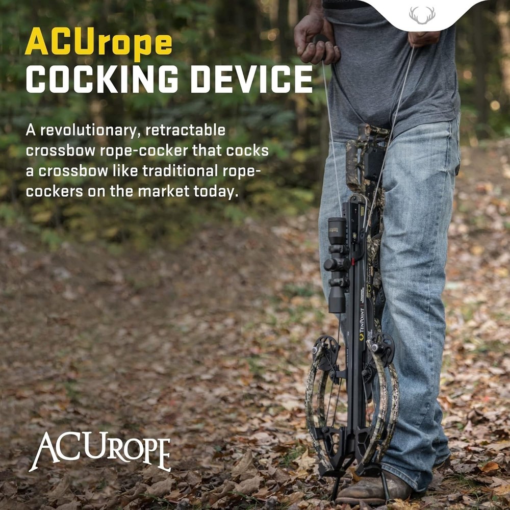 ACUrope Portable Retractable Crossbow Cocking Device - Durable & Compact
