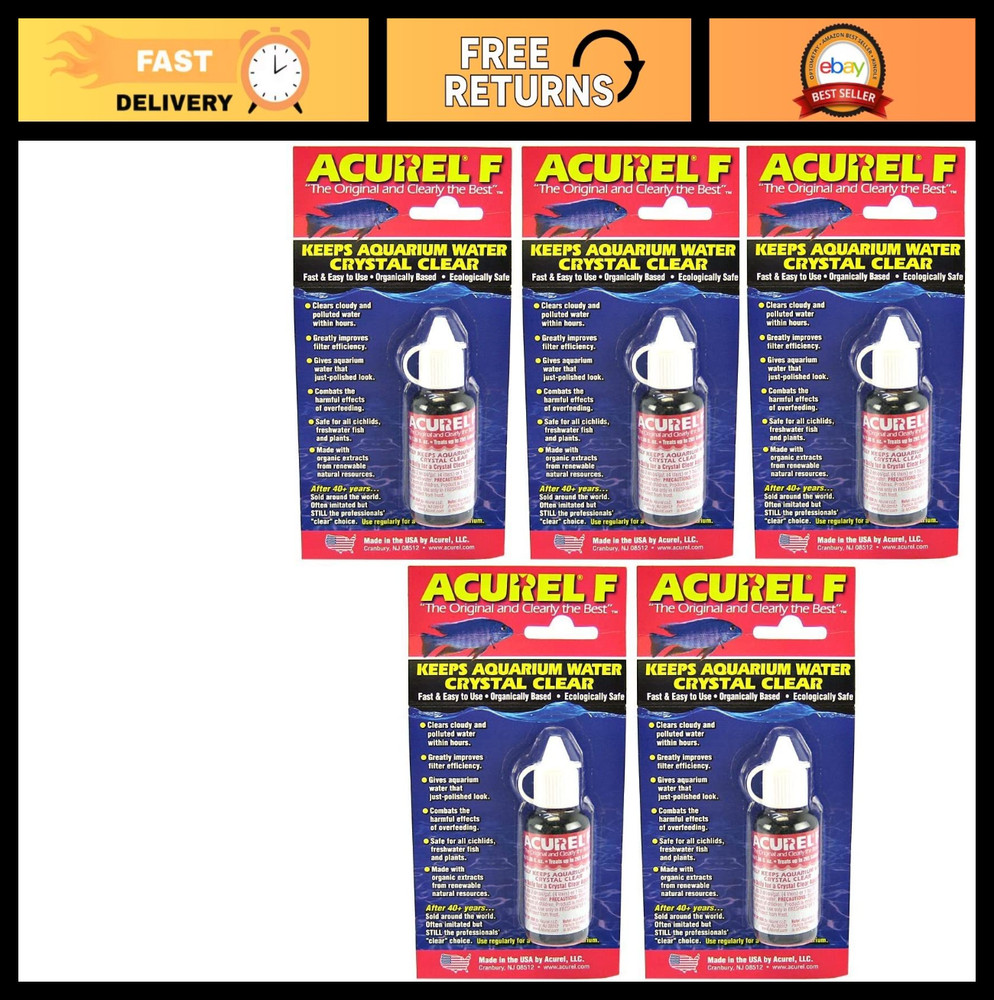 Water Clarifier for Aquariums - Fast-Acting Clear Water Solution, 16 oz