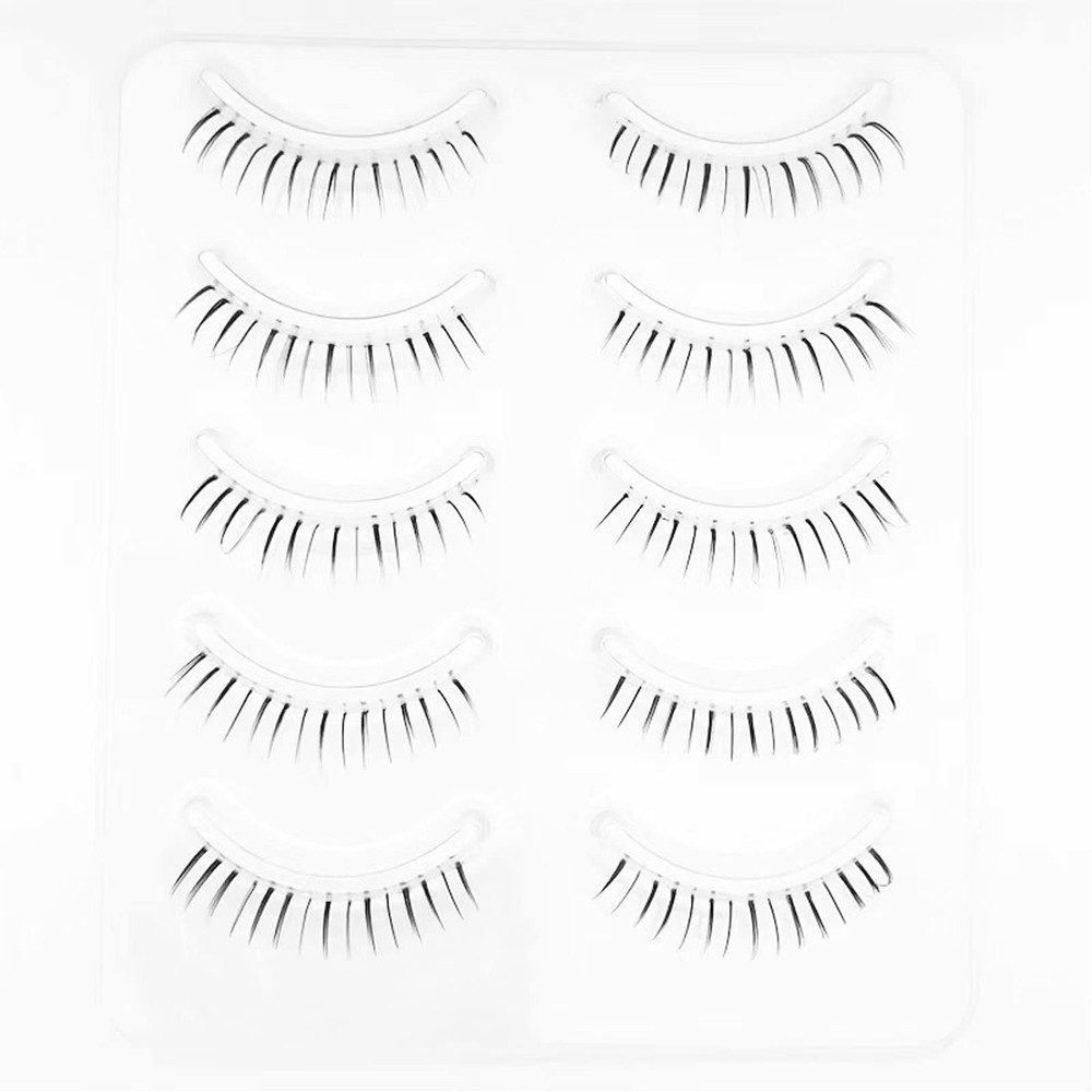DAODER False Eyelashes Bottom Lashes Natural Look 10 pair (Pack of 1), Black