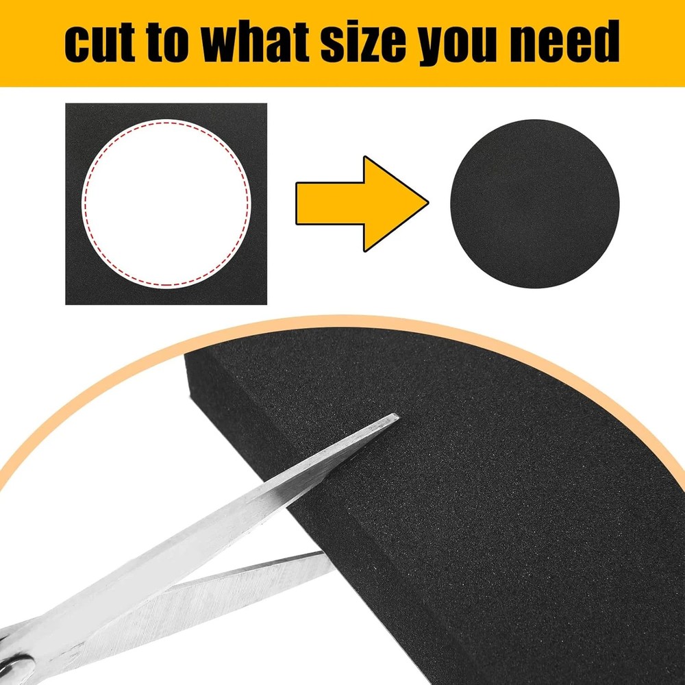 Frienda 8 Pcs Adhesive Foam Padding Sheets with Adhesive Closed Cell Backing Sel