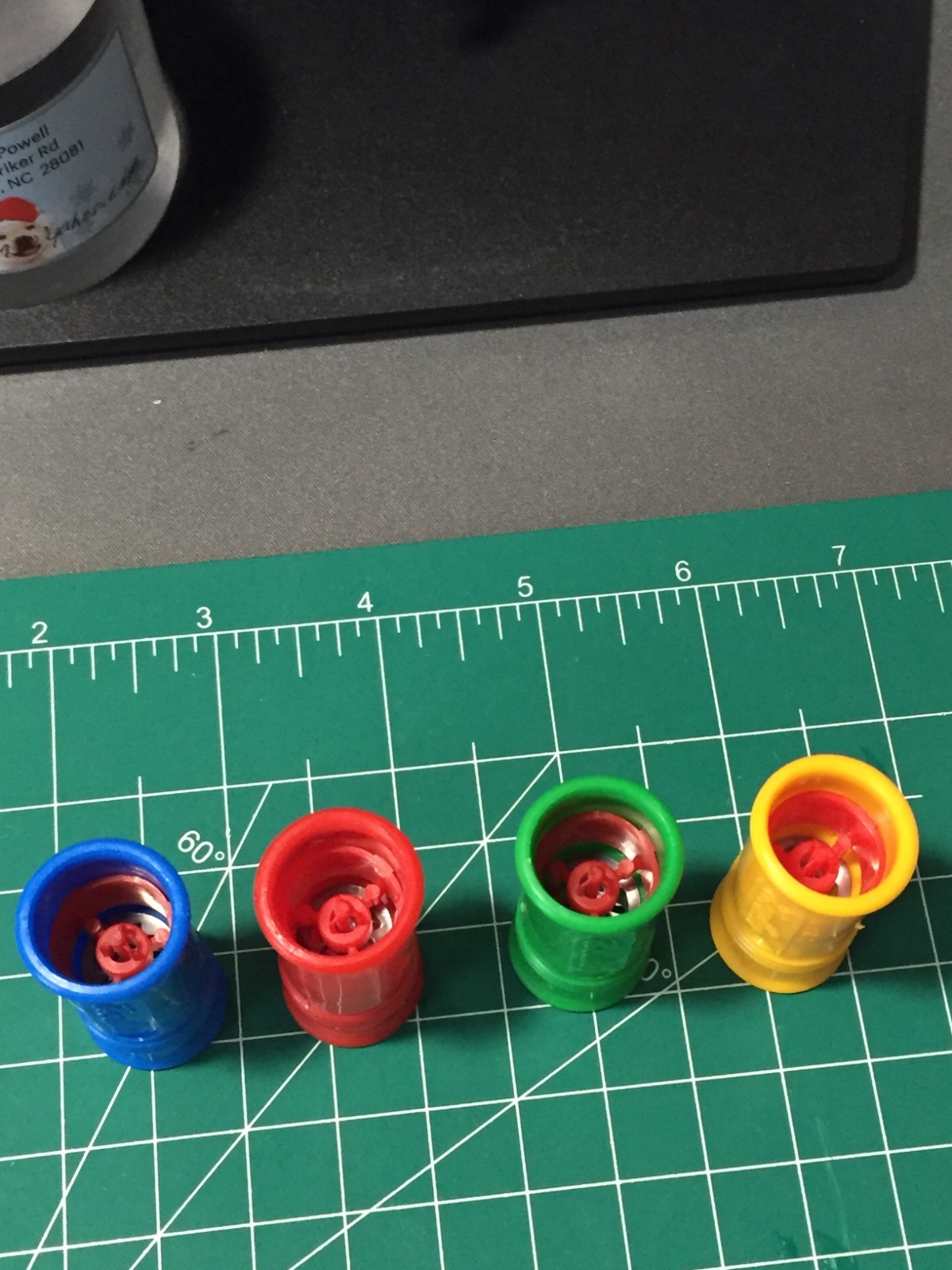 4 VINTAGE HEULER LIRENEN MY-T-SIREN TOY WHISTLES NEW MADE/W.GERMANY