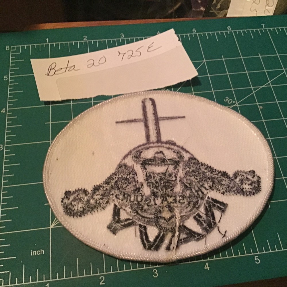 USN NAVY CHIEF SKULL PATCH SAILOR Sub Submarine