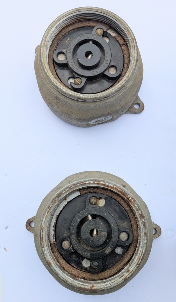 Two Vintage Appleton Form 200 , No Globes