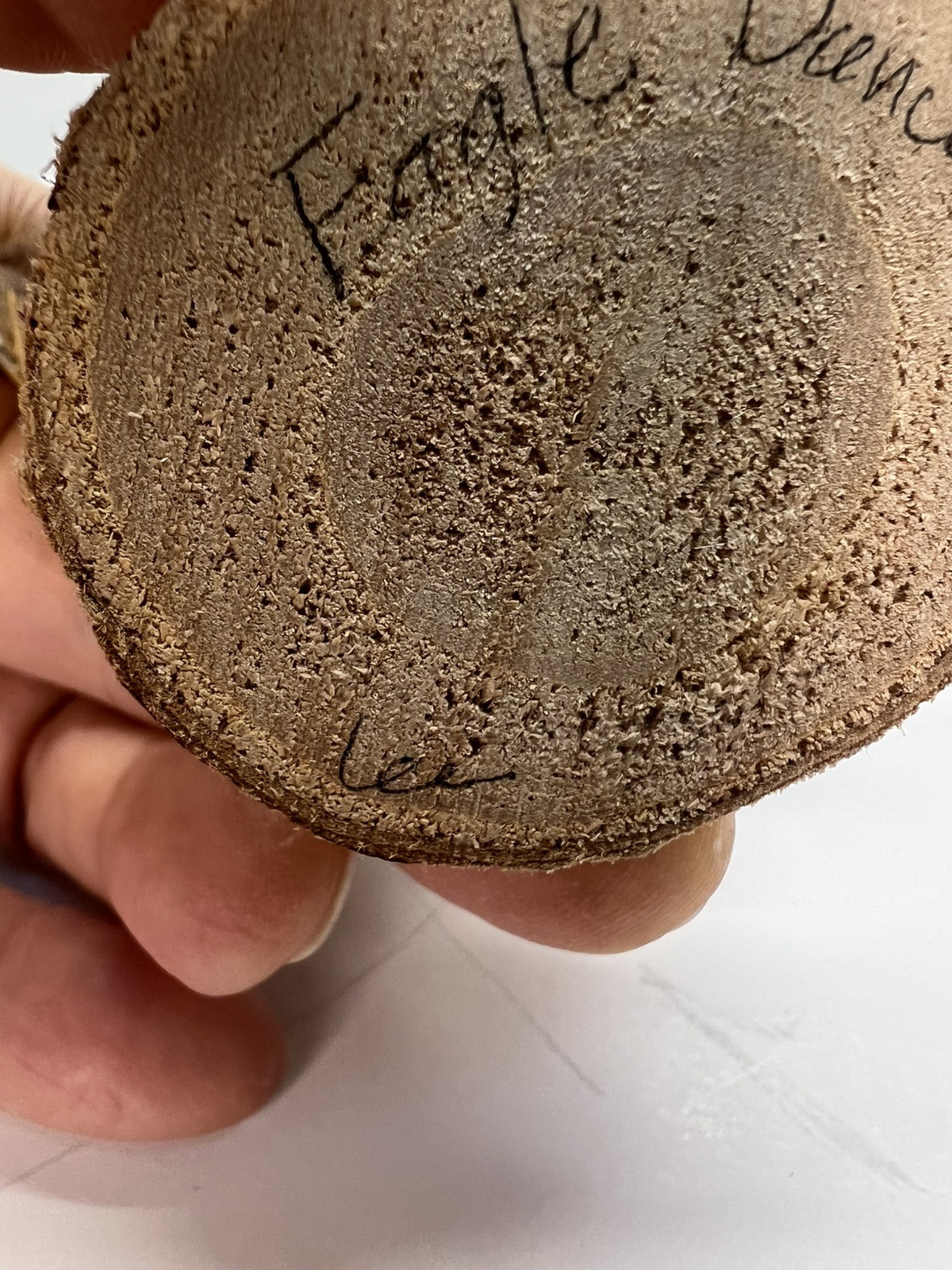 Native American Eagle Dancer VTG Kachina 4” Figurine Signed Lee Feathers