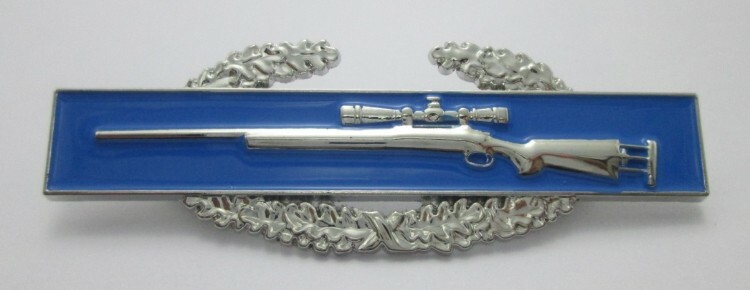 Sniper Combat Infantryman Badge Army NEW M24 Rifle Sharpshooter CIB Ranger SF