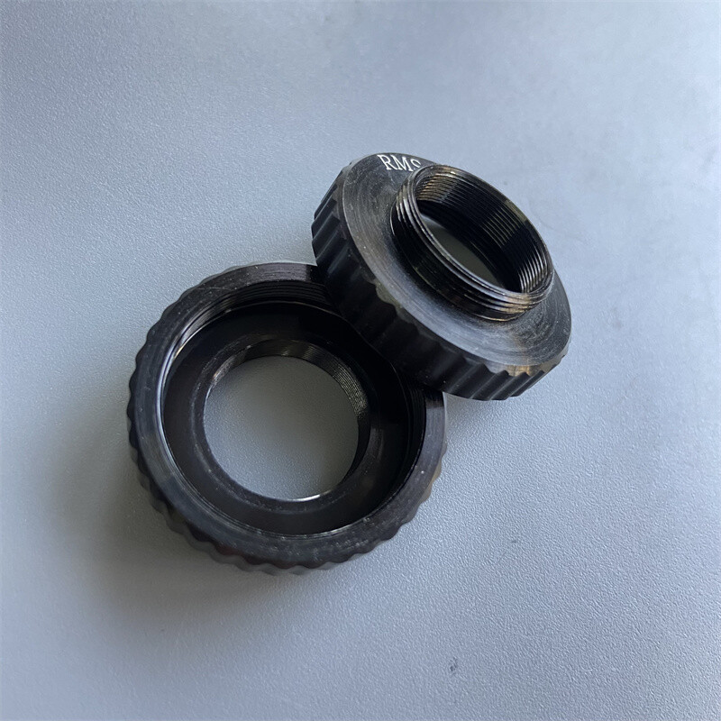 2PC Microscope Objective Lenses Adapter Ring RMS to M27 Objective Extension Ring