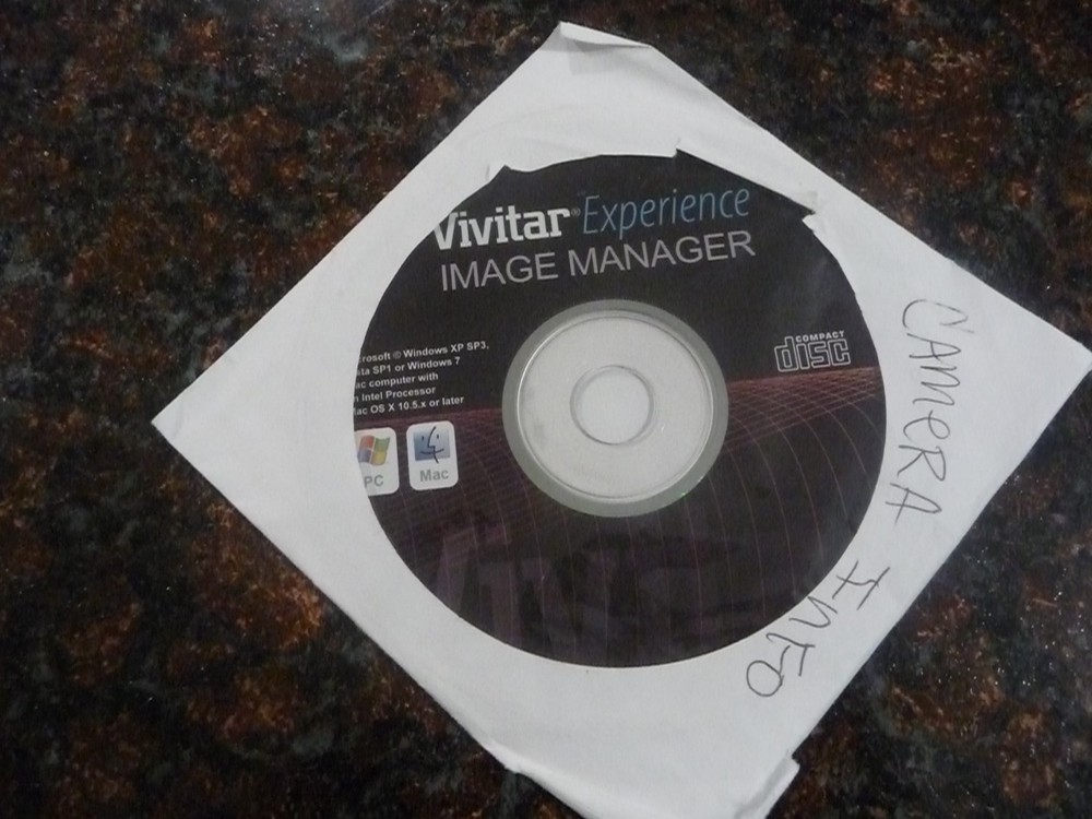 Vivitar Experience Image Manager Software 2010 / 2011 CD