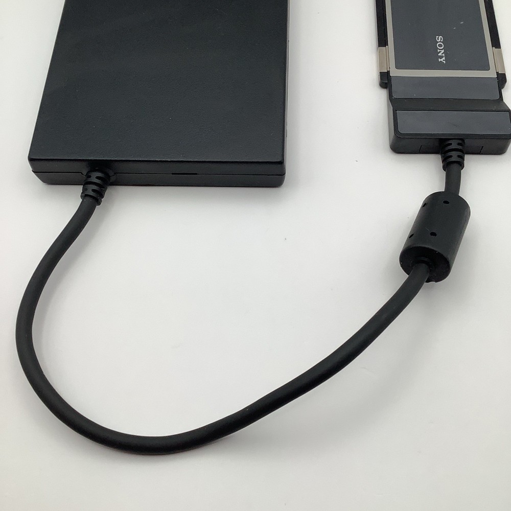 Sony FA-P1 External Floppy Disk Drive With PCMCIA Adapter