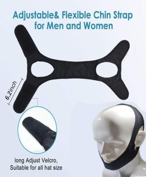 Comfortable Adjustable Chin Strap for Snoring Relief - Sleep Soundly Tonight
