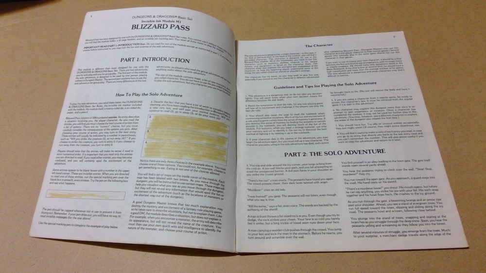 Dungeons & Dragons Module M1 Blizzard Pass 9067