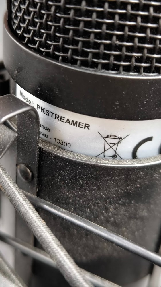 PKSTREAMER Microphone Used Working Black