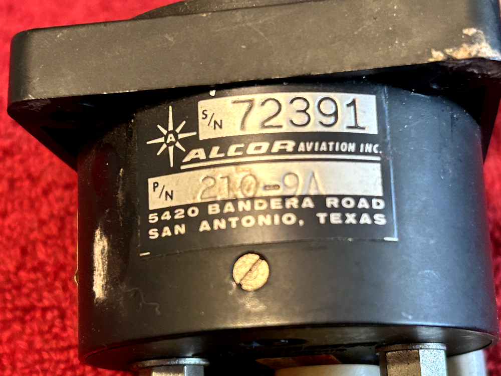 ALCOR 2 1/4" EGT INDICATOR P/N 210-9A