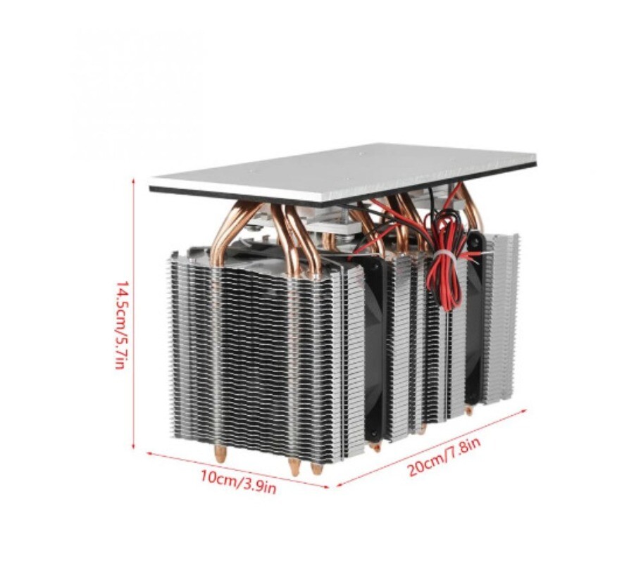 240W Semiconductor Refrigeration System Cooler 12V Voltage Small Fridge