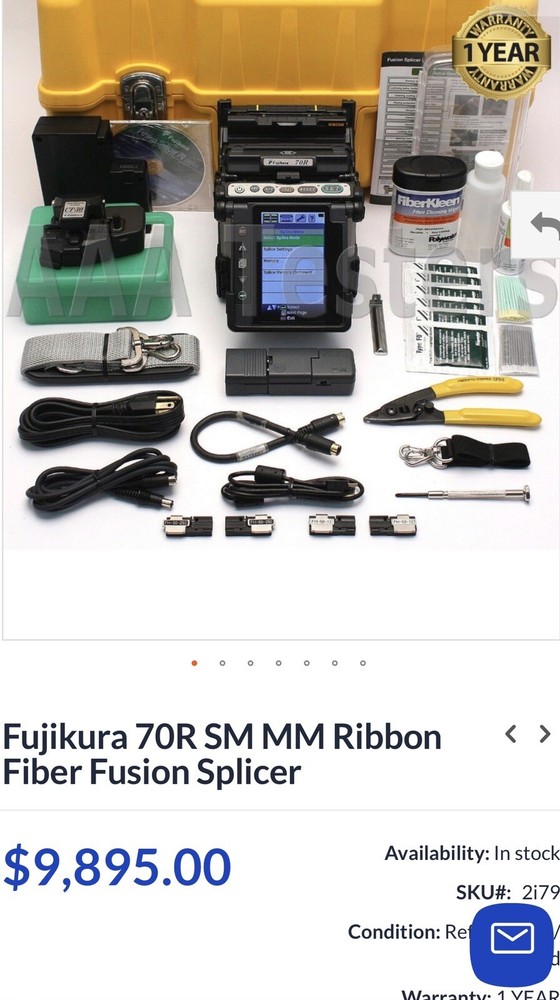 fujikura fiber optic splicing Kit