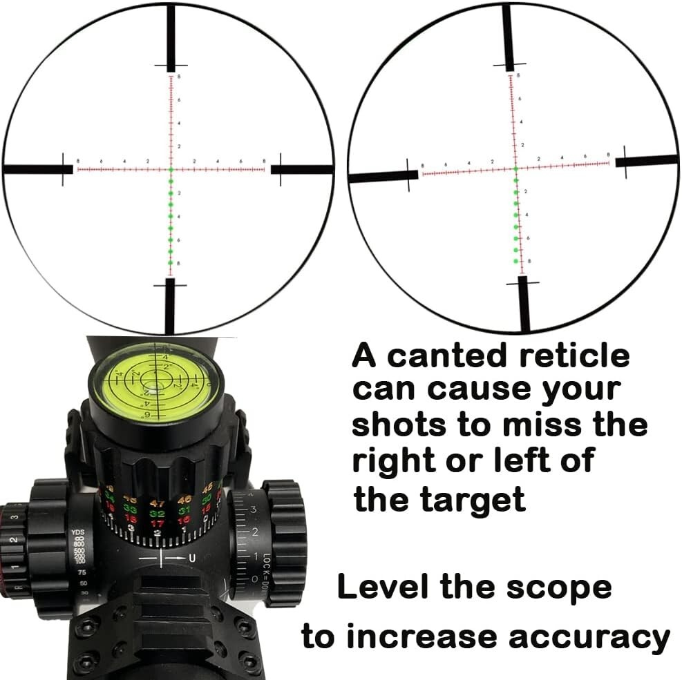 34mm Scope Leveling Kit: 34mm Bubble Level+Rail Mount Level+Circular level