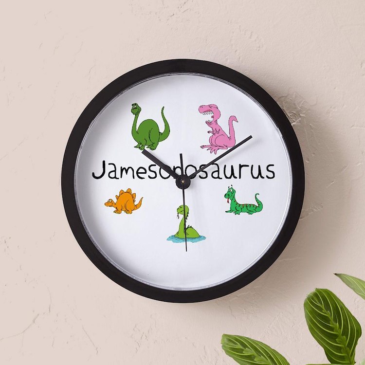 CafePress Jamesonosaurus 10" Wall Clock (124010156)