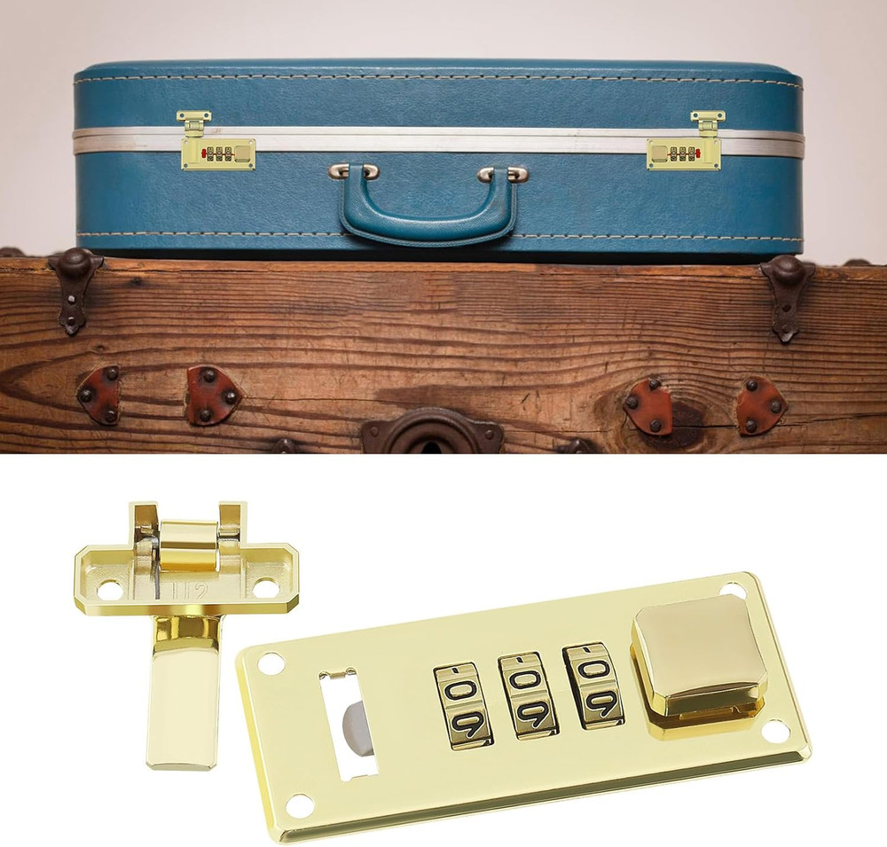 2Pcs Suitcase Combination Lock Luggage Hasp Combination Lock Digital Password Lo