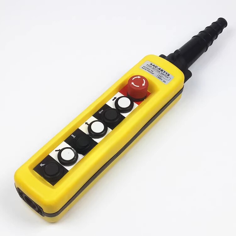 1PCS Pendant Control Stations Crane 6 Pushbutton Switch XAC-6713 XAC-A6713