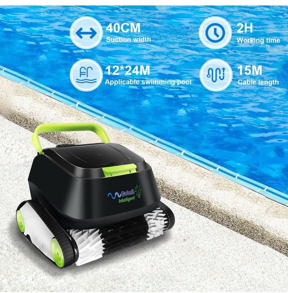 Automatic Pool Robot Wall Climber for Medium to Large In Ground Pools