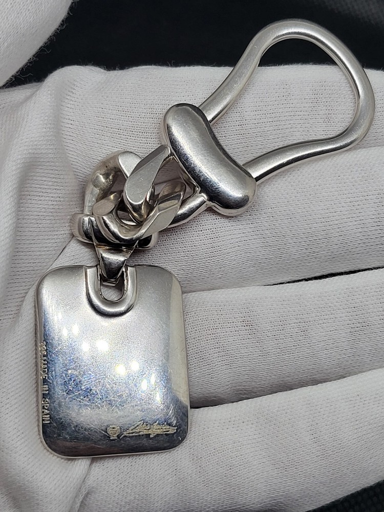 Signed Pedro Duran Spain SOLID REAL Sterling Silver 925 Keychain
