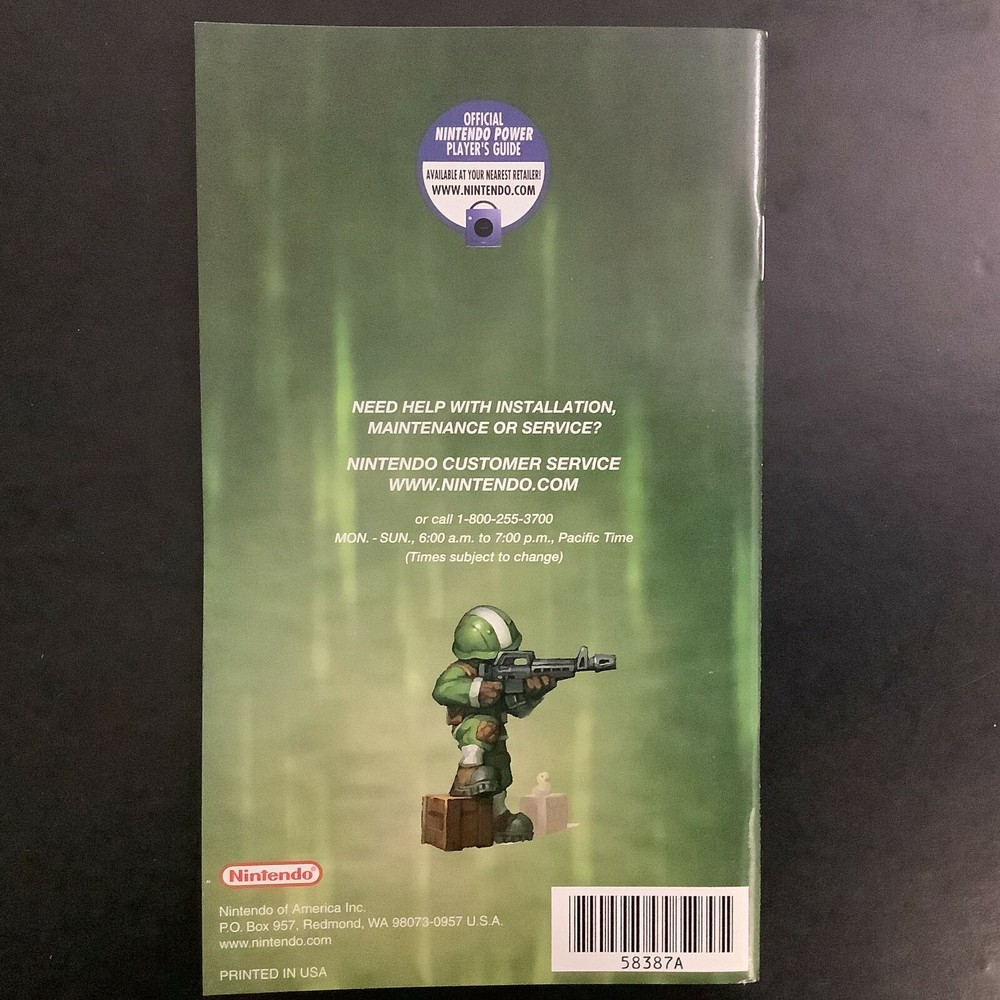 Batallion Wars Nintendo Gamecube Instruction Manual Only