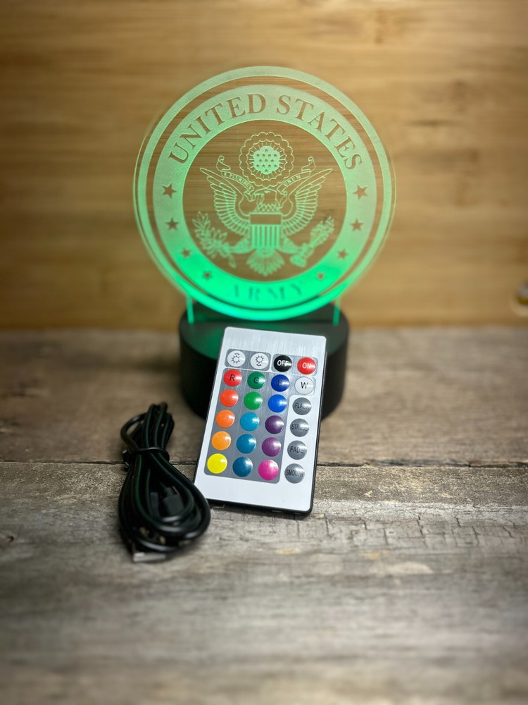 US Army Acrylic Night Light