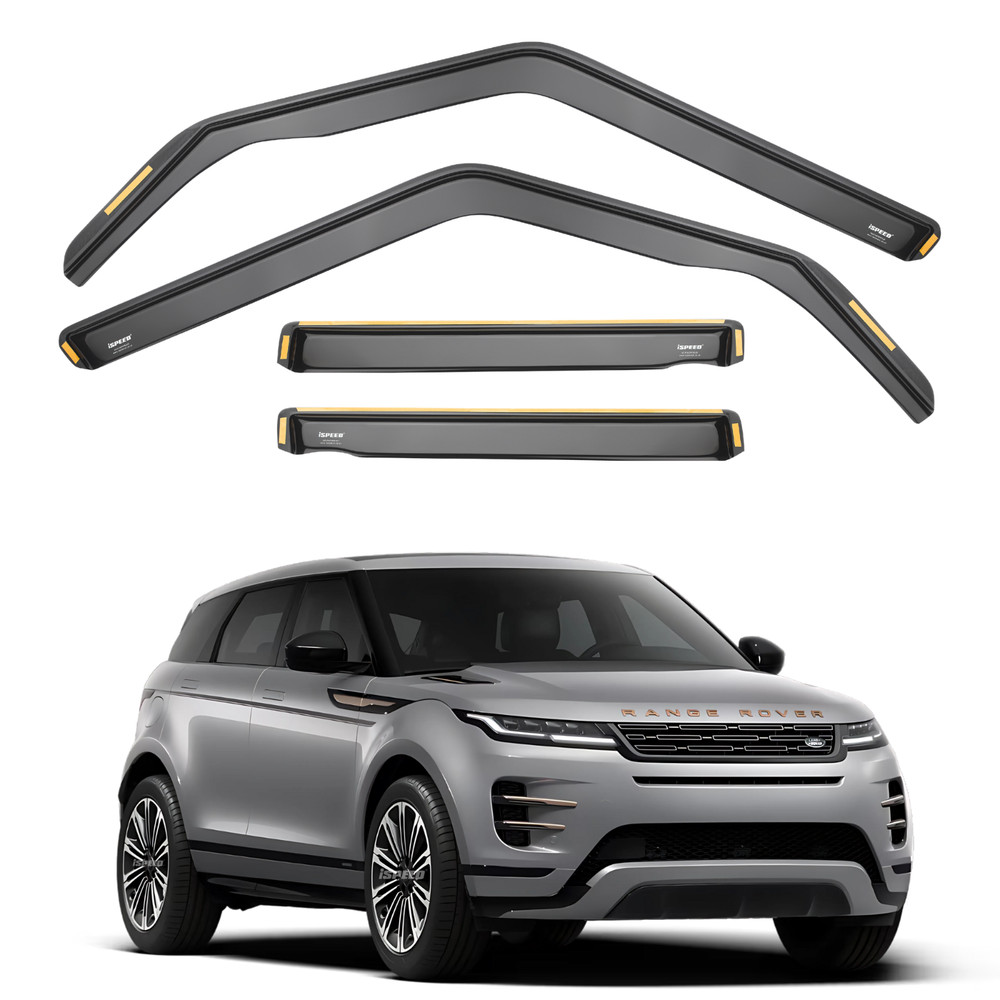 ISPEED Wind Deflectors for Range Rover Evoque MK2 2018-2024 4pc Set Accessories