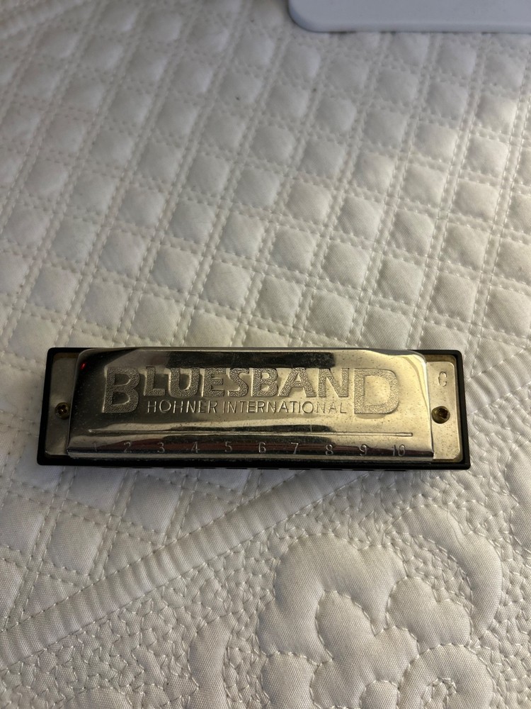 Vtg Hohner Blues Band Harmonica