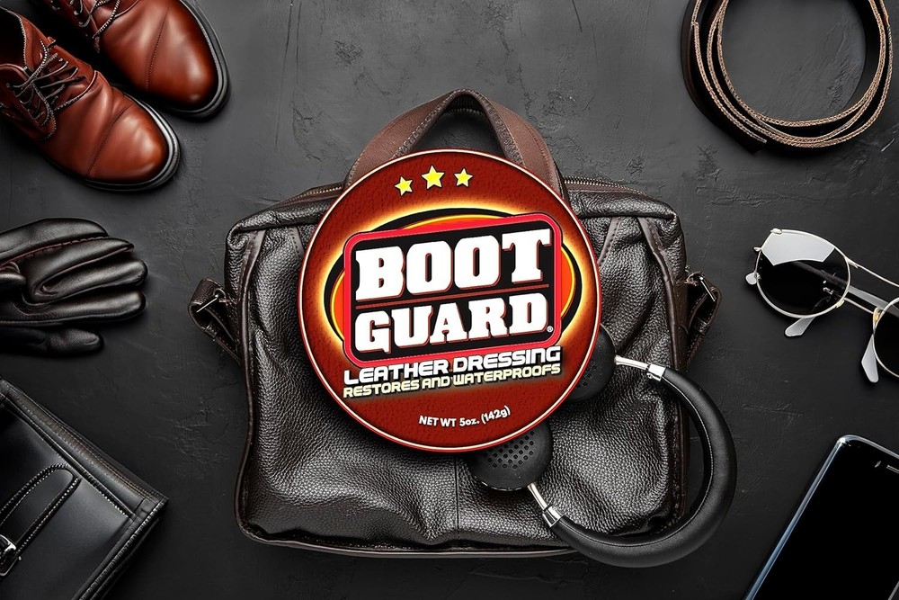 Non-Toxic Leather Dressing - 5oz Jar for Restoring Boots & Jackets Effortlessly