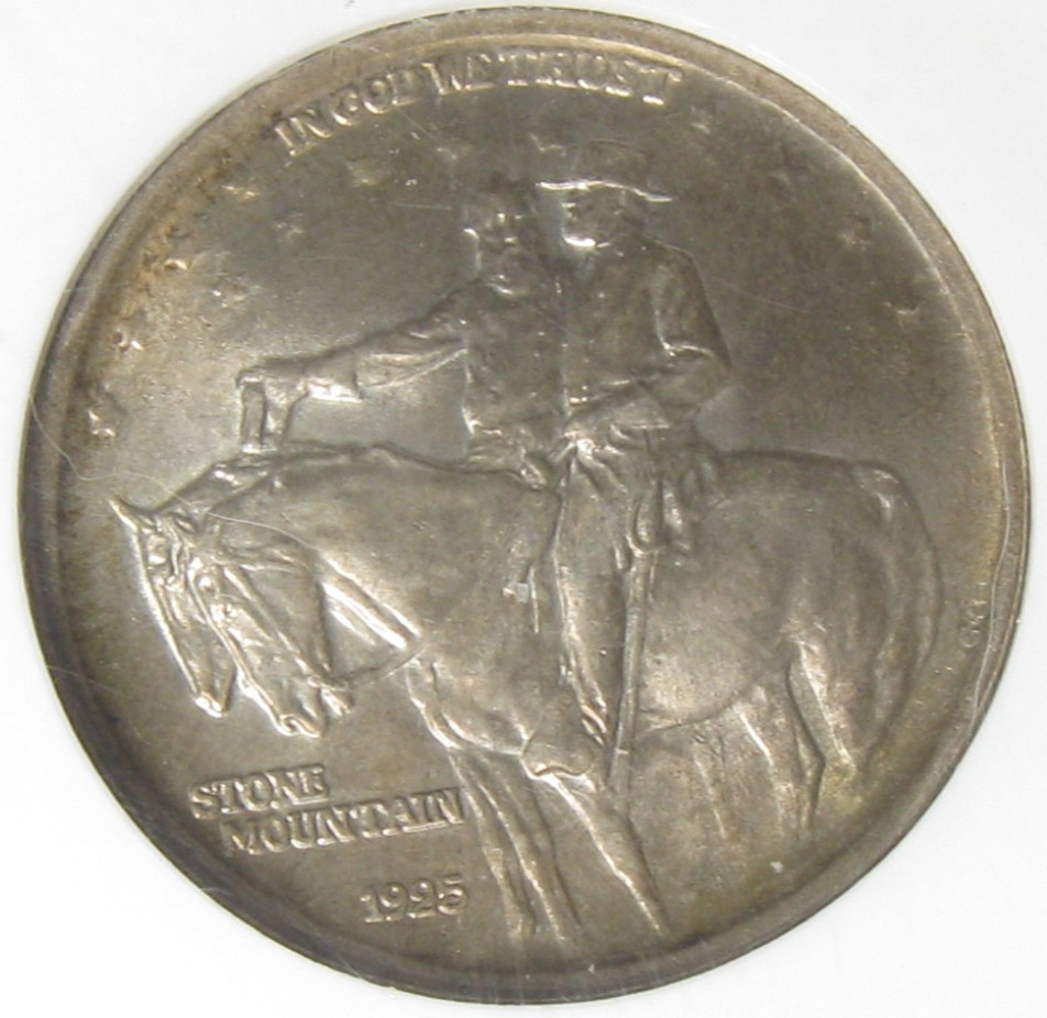 1925 Stone Mountain Commemorative Half Dollar - NGC MS 64 - #11050