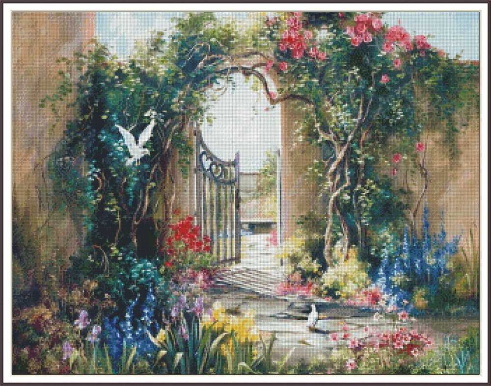 Garden Gate 1066 Chart Counted Cross Stitch Pattern Needlework