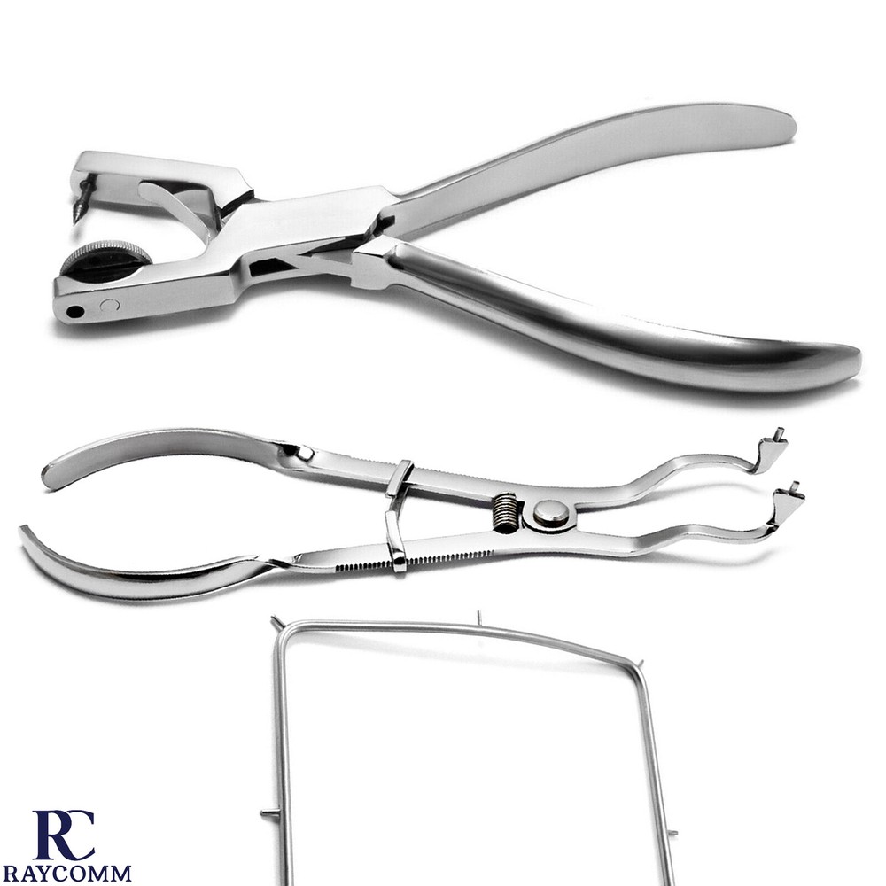 Dental Endodontics Rubber Dam Frame Forceps Frame Instruments Kit
