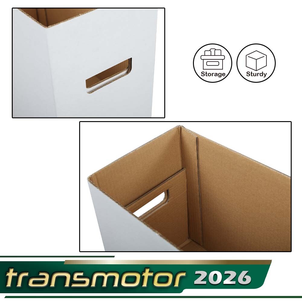 3Pcs Short Comic Book Storage Boxes Holds 150-175 Stackable Archival Cardboard
