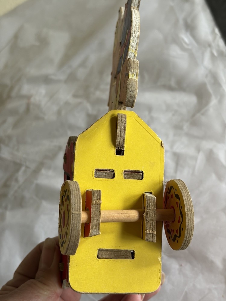 Vintage Whitmans Candy Container Rabbit Pulling A Wagon