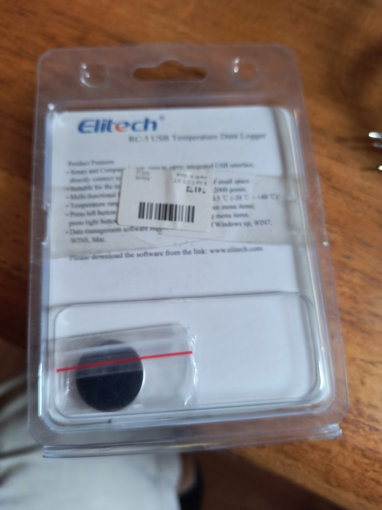 Elitech RC-5 USB Temperature Data Logger - Blue/White