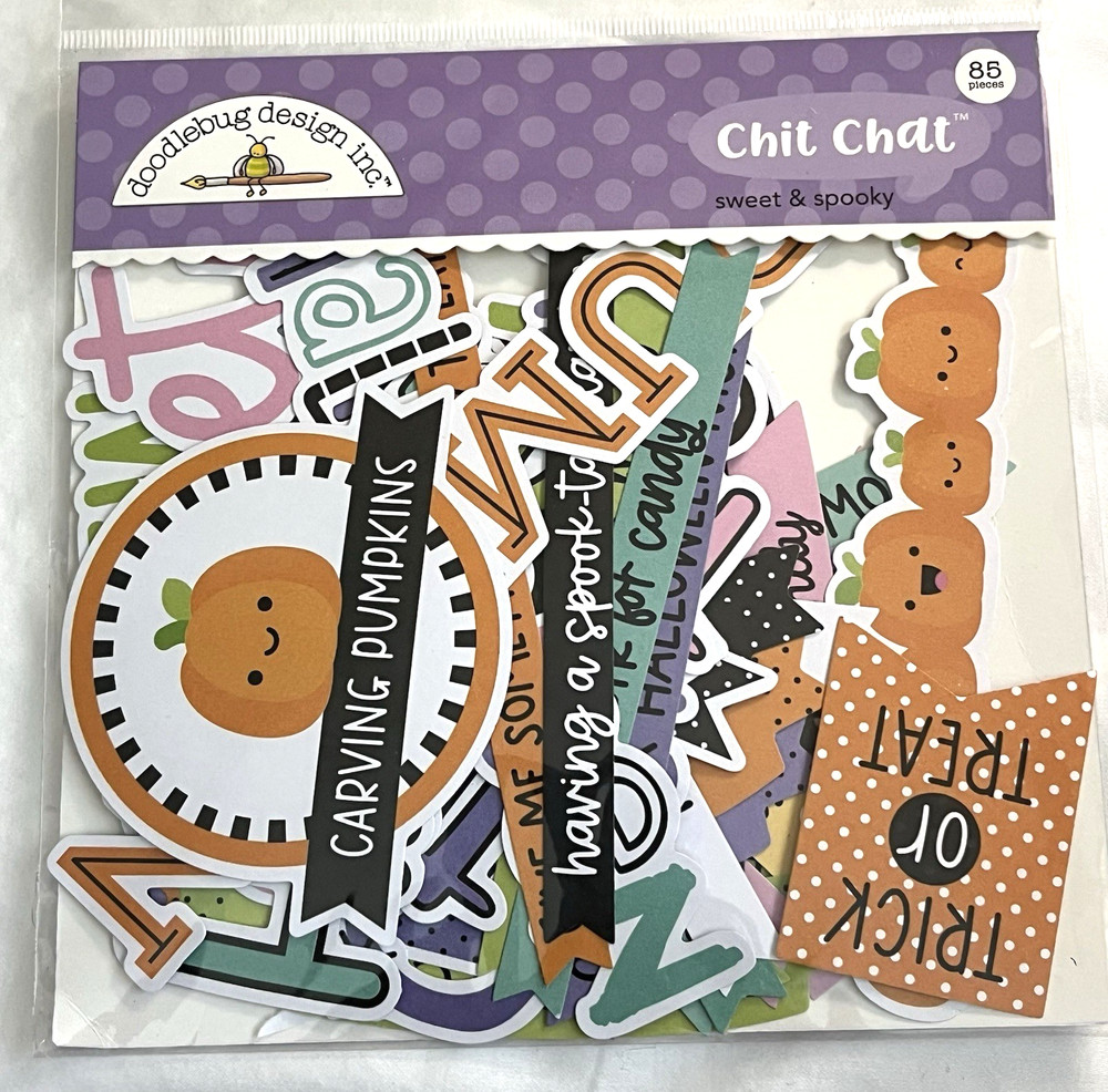 Doodlebug Design Odds & Ends + Chit Chat Die Cast Pieces Halloween