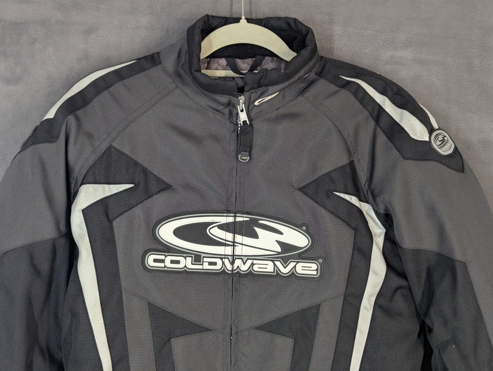 Coldwave Jacket Womens Small Black Gray Snowmobile