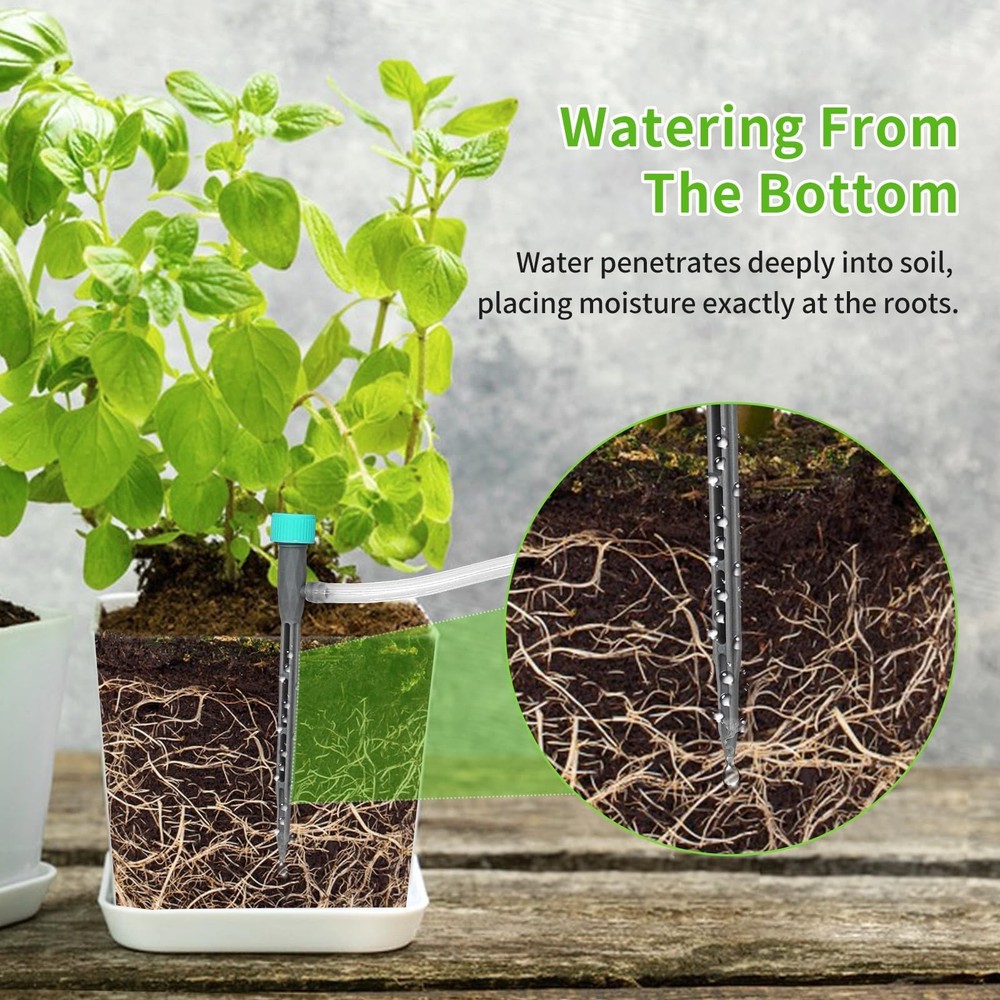 Automatic drip Irrigation System，DIY Indoor Plant Watering System,Self-Pr