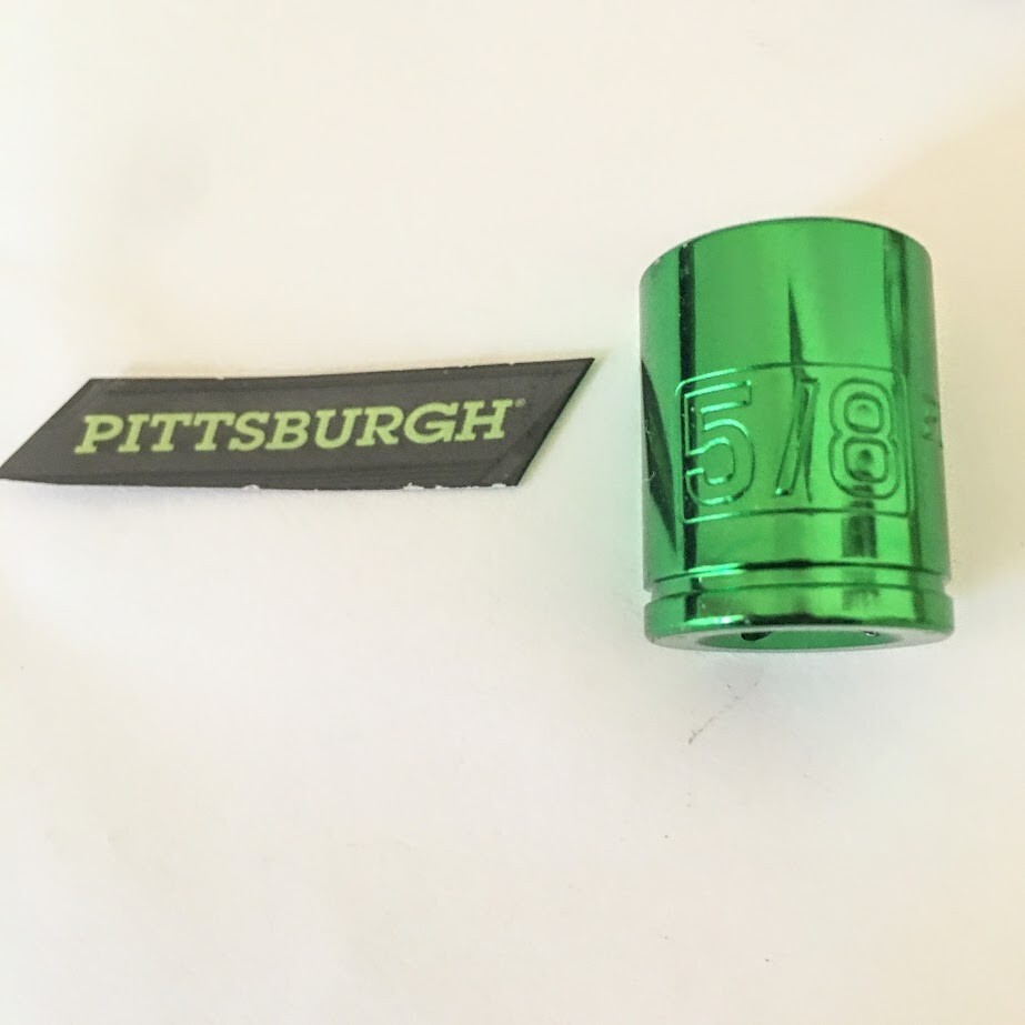 Pittsburgh Pro  5/8" x 3/8" Dr  Color Coded Socket -12 Pt - Free USA Shipping