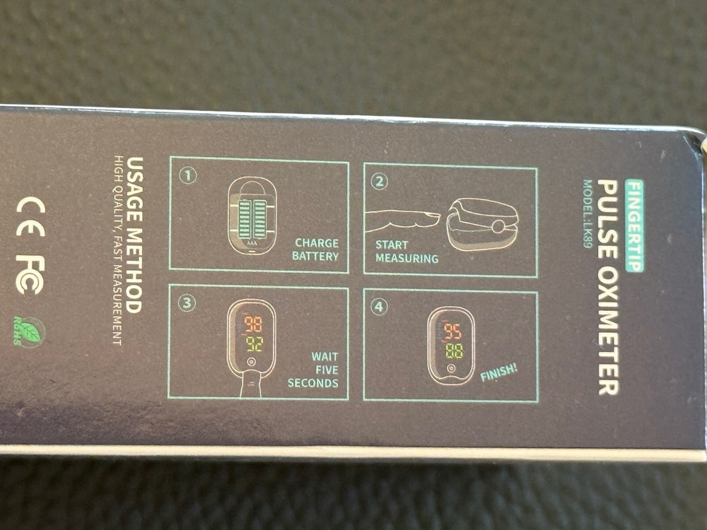 Pulse Oximeter -Finger Tip - Model LK 89