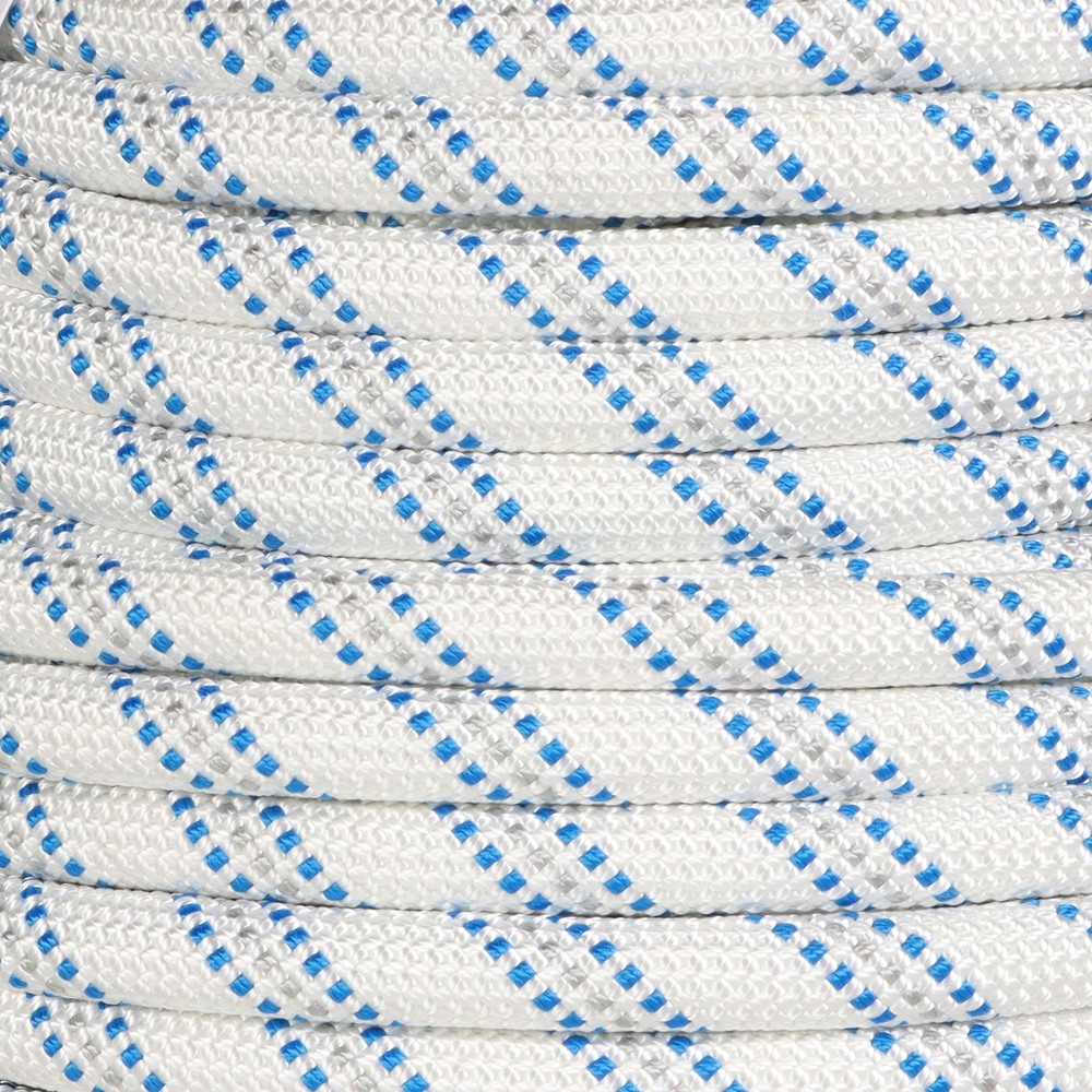 Double Braid Nylon Polyester Arborist Bull Rope Pulling Rigging Line 5/8" × 150'