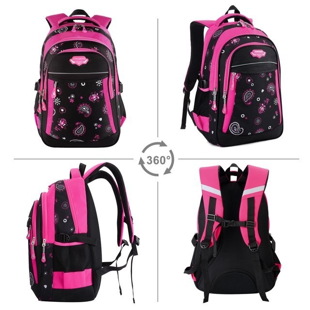 Girls Backpack Large Capacity Splash Proof School Backpack Laptop Backpack