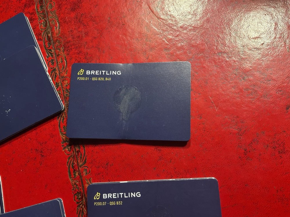 Breitling Quick Start Guide Booklet Manual, For Different Watch Models Available